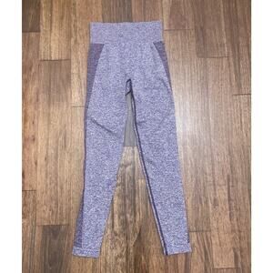 Gymshark Flex Leggings - Small - Berry Marl - VGC - High Waisted - Seamless